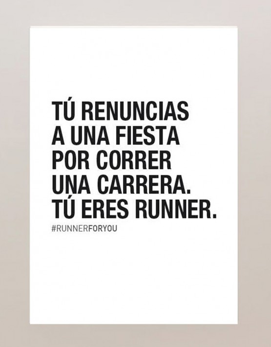 Lámina motivación running colección eres runner
