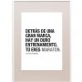 Lámina motivación runner maratón marca